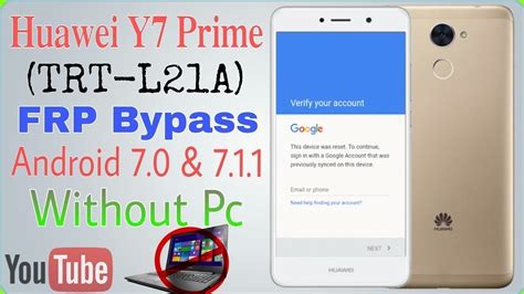 Y7 Prime 2017 Frp Bypass Trt 21a Frp Bypass 2022 Without Pc YouTube