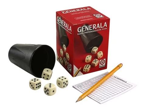 Juego De Generala Ruibal Dados Profesionales Mm Planeta