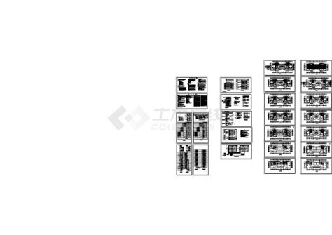 某十七层住宅楼电气设计施工cad图（标注详细）居住建筑土木在线