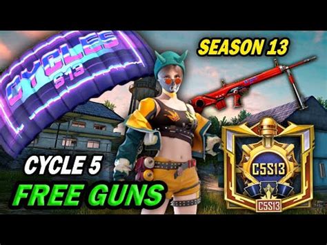 A2 Royale Pass C5S13 Tier Rewards DIAMOND TIER GUN SKIN CYCLE 5