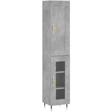 Vidaxl Buffet Haut Gris B Ton X X Cm Bois D Ing Nierie