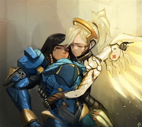 루시 ️ On Twitter Overwatch Pharah Fan Art Fictional Characters