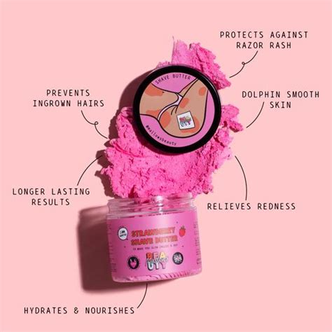 Mallows Beauty Strawberry Shave Butter Cosmetify