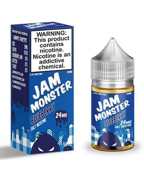 Blueberry By Jam Monster Salt 30ml Salt Nic