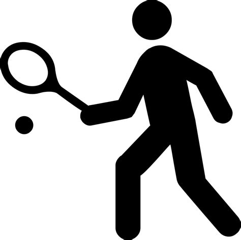 Tennis Player Icon Free Icons Library