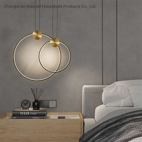 Masivel CE ETL Euro Modern Decoration Indoor Lamp Circular Ring LED