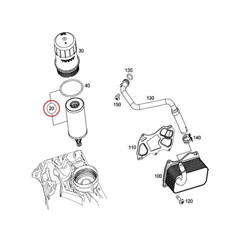 ベンツ W205 S205 W204 R231 C350 C43amg Sl350 Sl400 Sl550 エンジンオイルフィルターエンジン