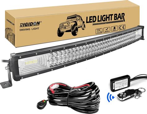 Amazon RIGIDON 作業灯 カーブ ledライトバー 車 32インチ 405W ワークライト led 12V 24V 広角狭角