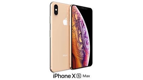 Apple iPhone XS Max Gold - 3D Model by rzo