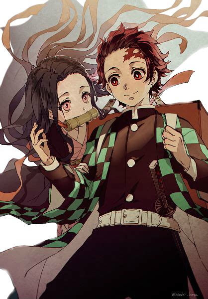 Tanjirou And Nezuko Kimetsu No Yaiba Render By Kiritowaifu On Deviantart