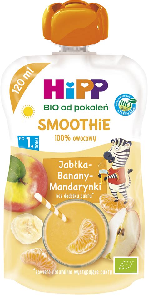 Hipp Bio Od Pokole Smoothie Mus W Tubce Jab Ka Banany I Mandarynki