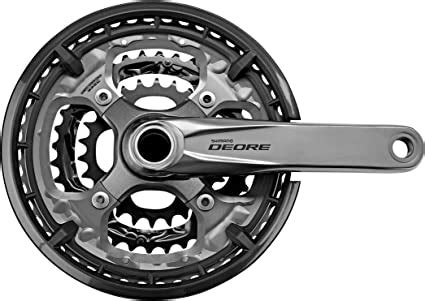 Shimano Deore Trekking Fc T6010 Guarnitura 3x10 48 36 26 Zähne Argento