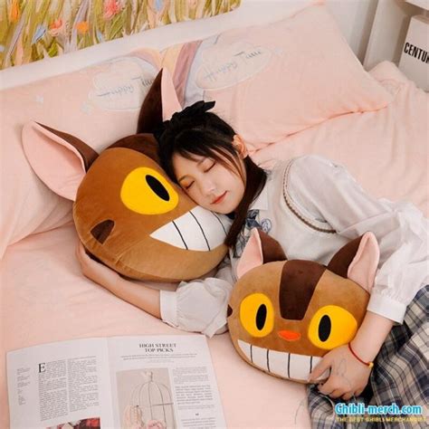 Totoro Cat Bus Plush Toy 50cm Large Pillow Doll Ghibli Merch Store