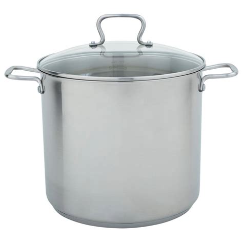 Range Kleen Qt Stock Pot In Stainless Steel With Lid Cw The