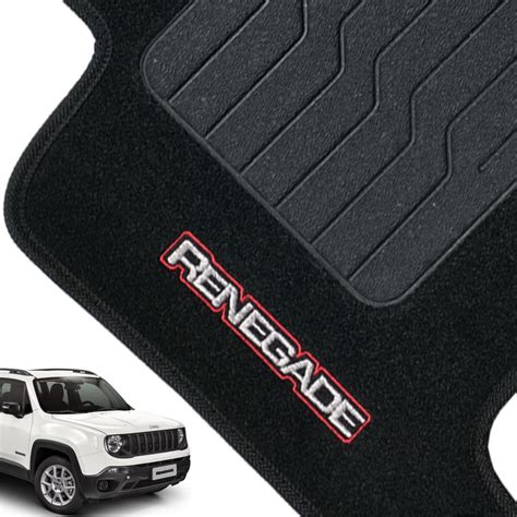 Jogo Tapete Carpete Personalizado Jeep Renegade 2015 2016 2017 2018