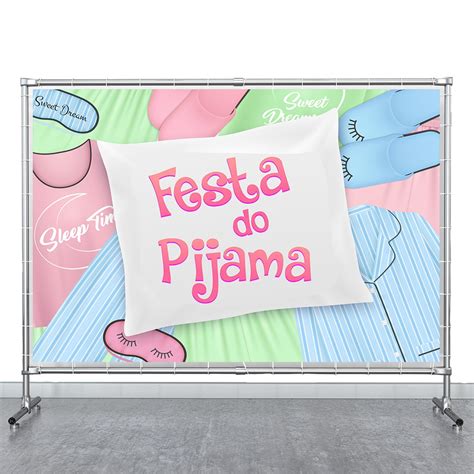 Festa Do Pijama Painel De Festa Shopee Brasil