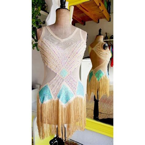Maillot Nude Malla De Patinaje Artistico