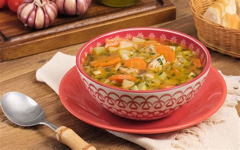 Sopa De Legumes Frango Caldos E Sopas Receitas