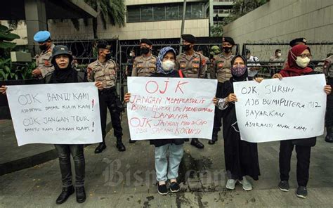 Kantor Ojk Kembali Digeruduk Nasabah Gagal Bayar Klaim Asuransi Ajb