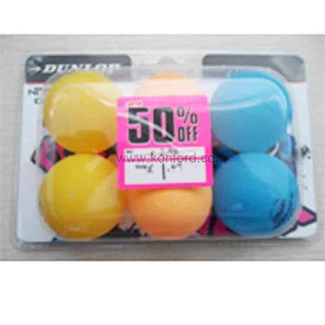 6 pcs/set Colorful Ping Pong Balls in blister box