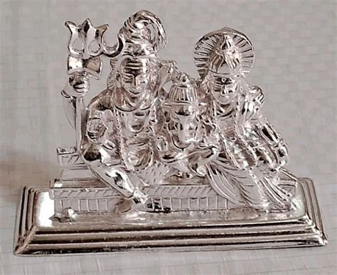 Silver Shiv Parivar Murti Home At Rs 3009 In Rajkot ID 2852547077562