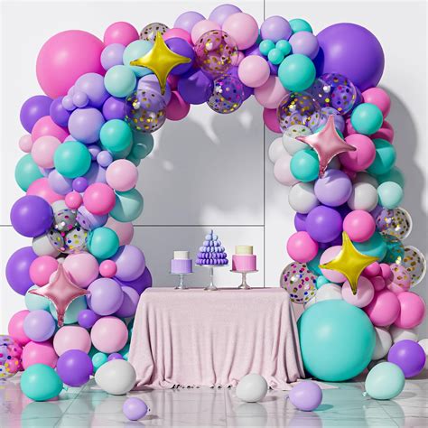 Yshmfeux 183pcs Unicorn Balloons Arch Garland Kit Unicorn