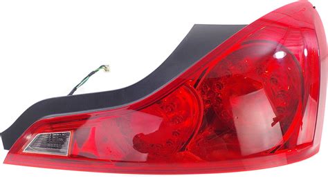 Evan Fischer Tail Light Assembly Compatible With 2008 2013 Infiniti G37 Coupe