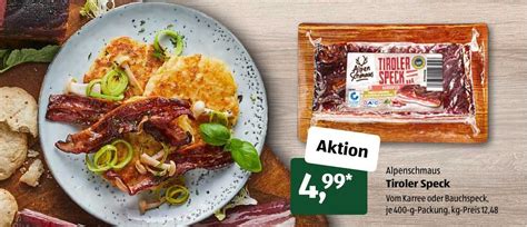 Alpenschmaus Tiroler Speck Angebot Bei Aldi S D Prospekte De