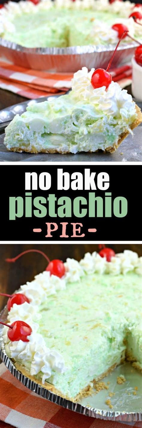 Easy Delicious No Bake Pistachio Pie Recipe