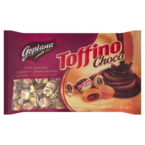 Toffino Choco Toffi Mleczne Z Kremem Czekoladowym Goplana Kalorie KJ