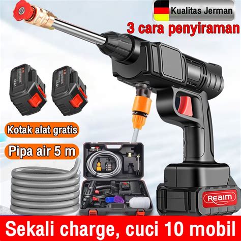 Jual Reaim Jet Cleaner Tekanan Tinggi Alat Cuci Motor Mobil Ac Steam