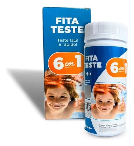 Fita Teste Panozon Piscinas 6 Em 1 50 Fitas