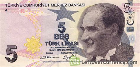 current Turkish Lira banknotes - Exchange yours now