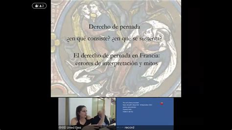 Conferencia La Sexualidad En El Medioevo Del Derecho De Pernada Al