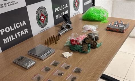 Polícia Prende Suspeito Por Tráfico De Drogas E Porte Ilegal De Arma