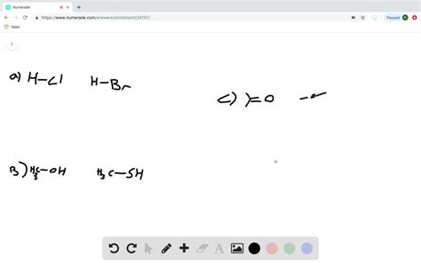 Solvedwithout Looking At A Table Of Bond Dissociation Energies Determine Which Bond In Each