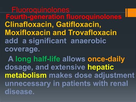 Fluoroquinolones | PPT