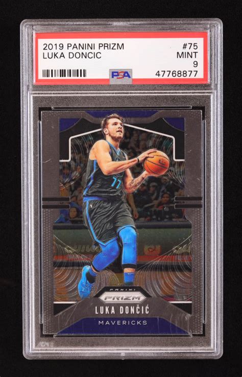 Luka Doncic 2019 20 Panini Prizm 75 PSA 9 Pristine Auction