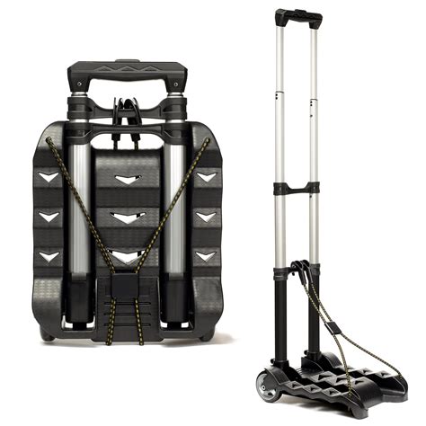 Rms Folding Luggage Cart Aluminum Hand Truck With Wheels