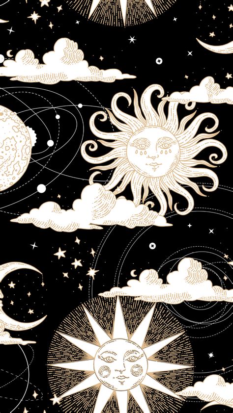 Details 86+ aesthetic sun and moon wallpaper super hot - in.coedo.com.vn