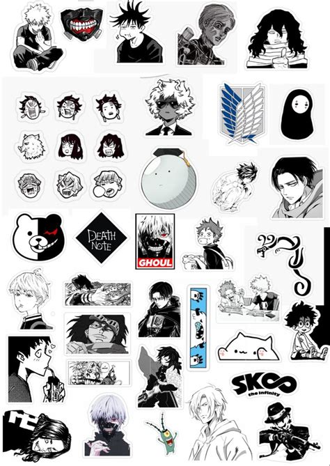 anime stickers for print | Anime stickers, Cute stickers, Anime printables