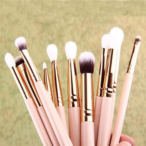 VANDER 12 Stücke Make Up Pinsel Set Pro Synthetische Haar Pinsel Set