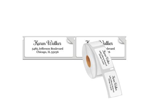 Address labels roll Address labels 100 Return address | Etsy