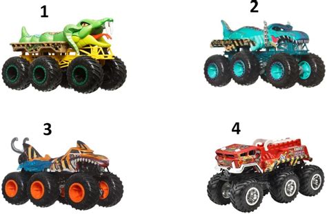 Hot Wheels Monster Trucks Νταλίκες Σχέδια HWN Moustakastoys gr