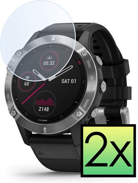 Screenprotector Geschikt Voor Garmin Fenix 6 Screenprotector Tempered