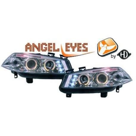 Set De Deux Phares Avant Design Angel Eyes Led Renault Megane