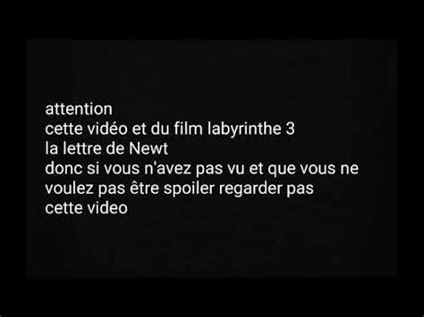 La Lettre De Newt YouTube