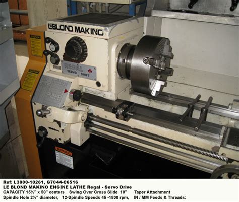 Sw X Cc Leblond Makino Regal Servo Shift Engine Lathe