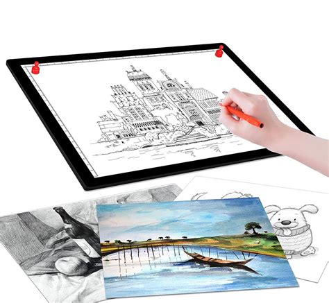 A4 LED Light Box Drawing, Light Pad Copy Board for Tracing Drawing - China LED Light Pad and ...