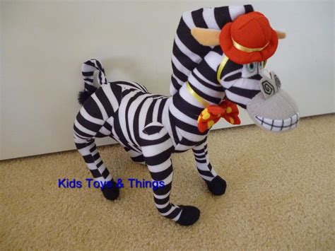 Madagascar 3 Movie Marty The Zebra Plush Toy Bnwt Ebay